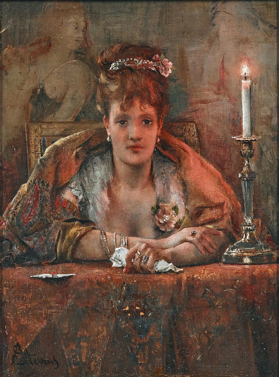 Alfred Émile Stevens - 154, Ritorno dal ballo